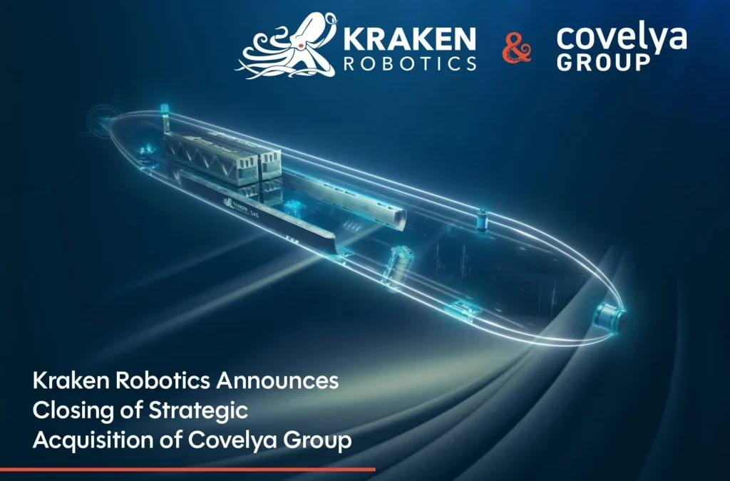 Kraken Robotics Announces Closing of Strategic Acquisition of Covelya Group Limited