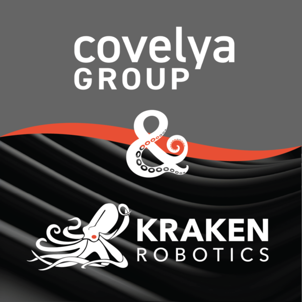 Covelya Group and Kraken Robotics joint branding Covelya Group and Kraken Robotics joint branding